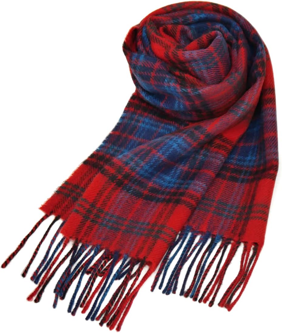 Amazon | [ロキャロン] 英国スコットランド製 マフラー ラムズウール