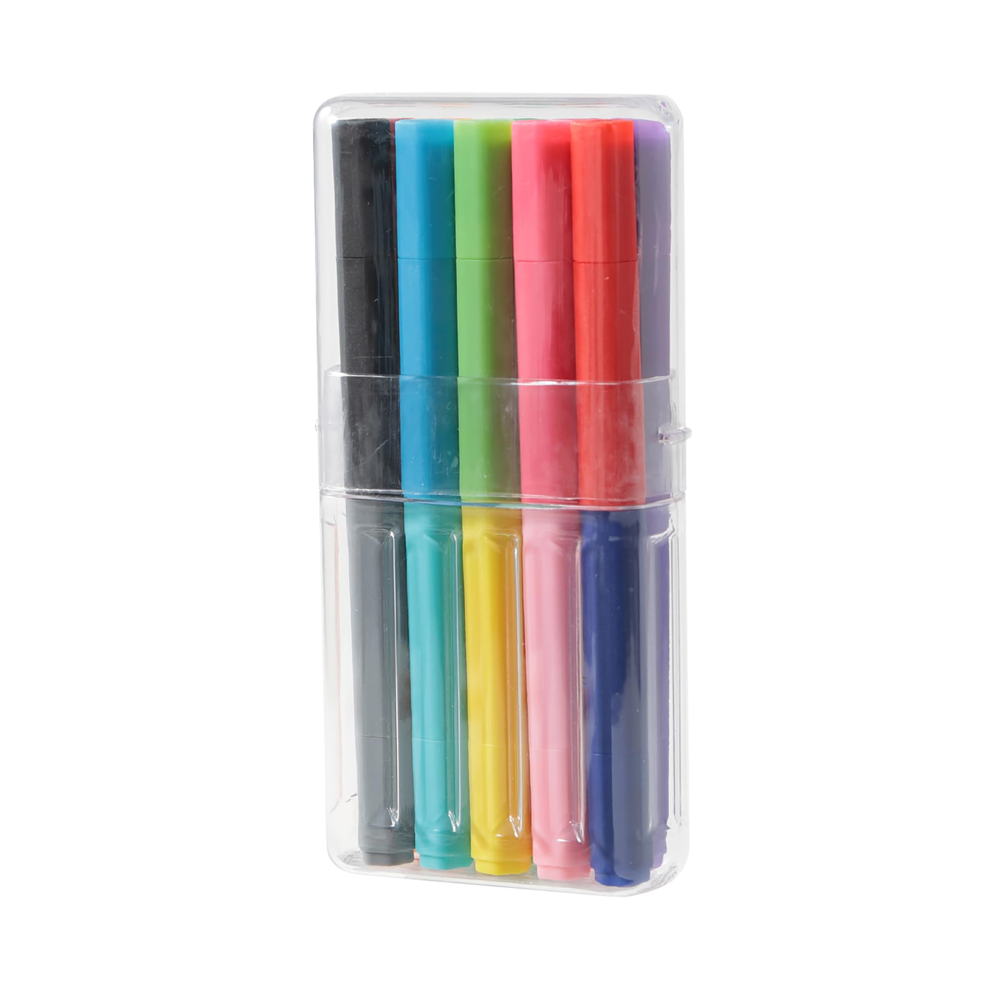 ぺんぺん Amazon.com : Muji Hexagonal Water-Based Twin Pen 20-Colors