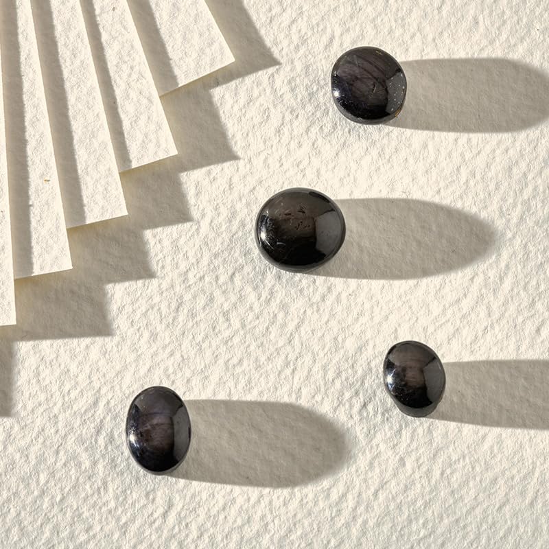 Onyx noir 9 Ratti véritable gemme de qualité supérieure Small