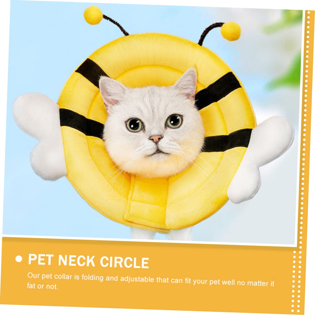 YARNOW 2piezas Collar para Gatos y Collar De Protector Inflable para Prevención De Lameduras y Mordeduras para y Heridas