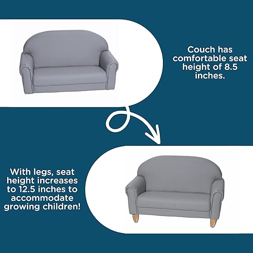 Miniatura 129 de Children's Factory As We Grow CF805-196 - Silla para niños pequeños, color rojo, asiento flexible para guardería o preescolar, silla de lectura para