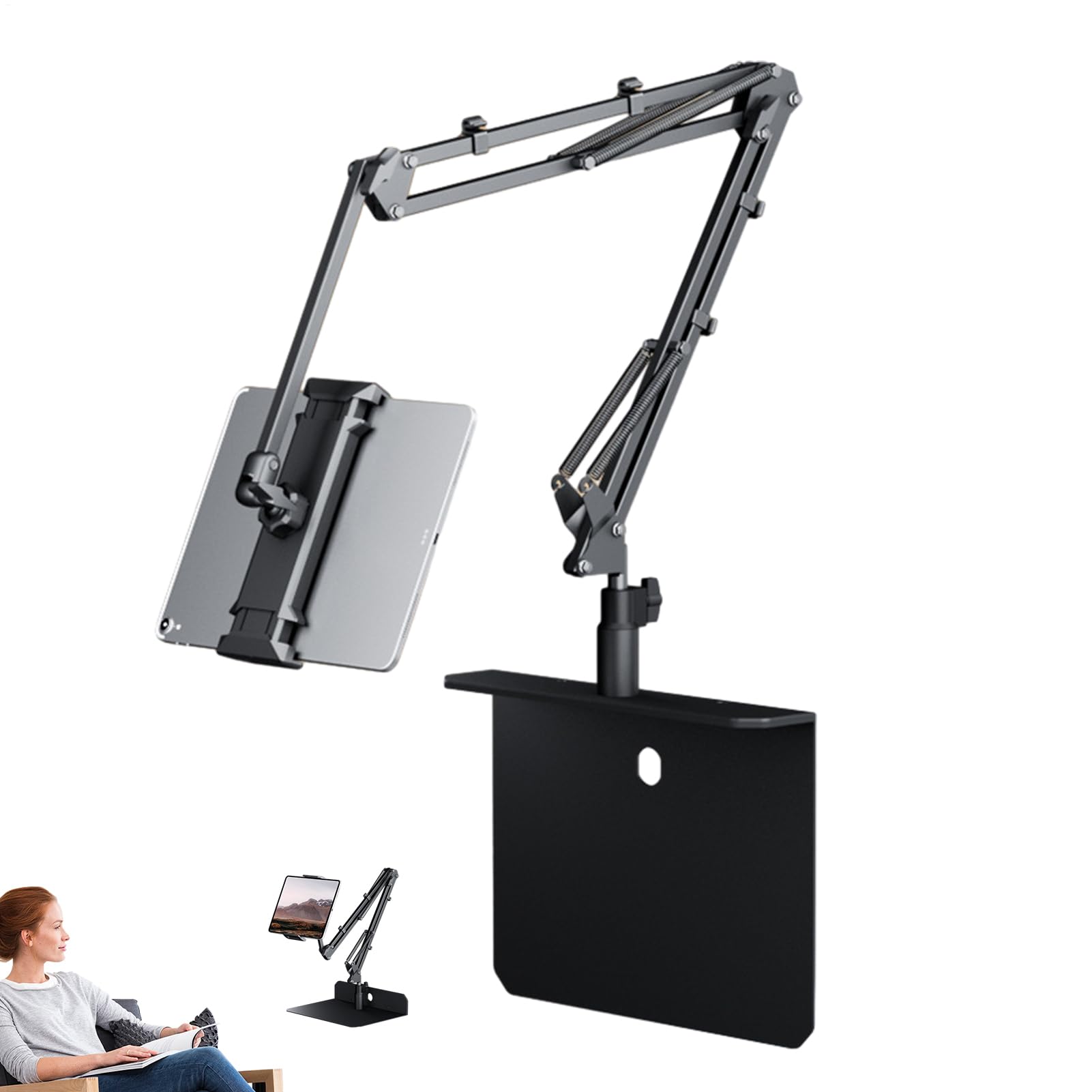 Supporto per cellulare regolabile, girevole a 360 gradi | supporto flessibile da scrivania per tavolo da , visione video a mani libere, compatibile con smartphone e tablet, design por