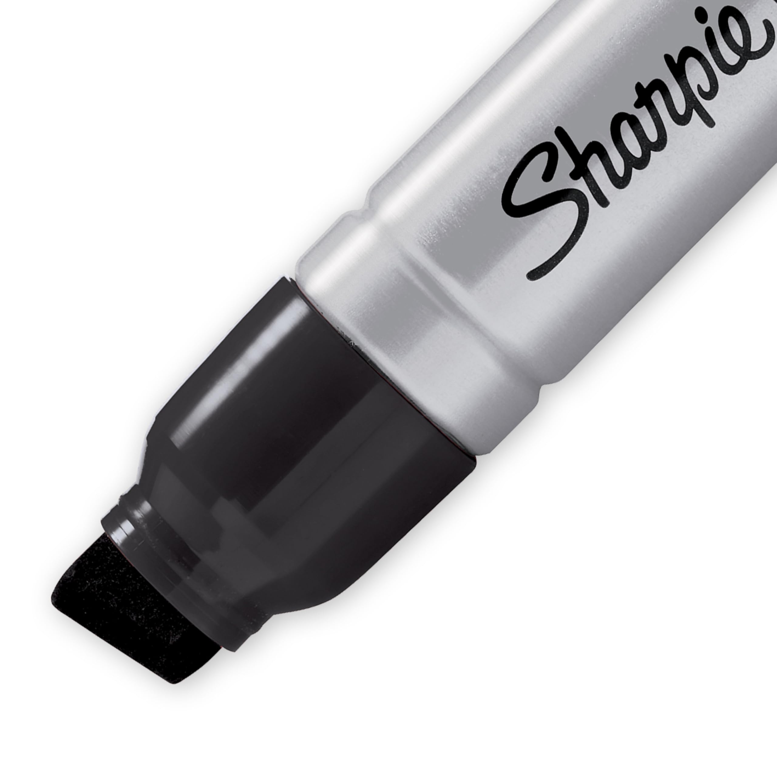 Sharpie Pro Magnum Permanentmarker | Keilspitze | schwarze Tinte | 12 Stück