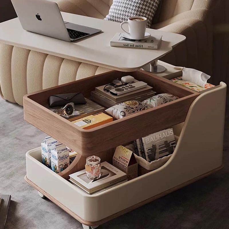 Image of The Attic Metz Lift-top Coffee Table,Coffee Table for Living Room, Solid Wood Centre Table, Modern Centre Table