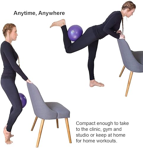 Miniatura 2 de Balego Pilates Mini Ball, Purple, 9 Inch