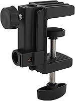 Vista 1 de OriGlam Abrazadera de escritorio, soporte de plástico, soporte de base de abrazadera en C, abrazadera de montaje de mesa, soporte de montaje de luz