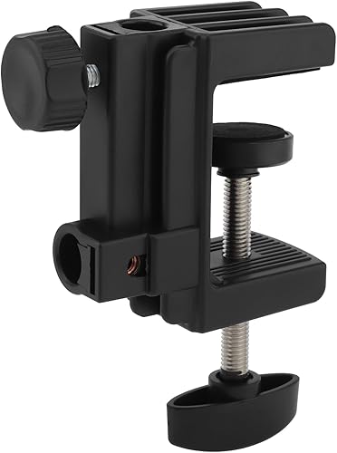 OriGlam Abrazadera de escritorio, soporte de plástico, soporte de base de abrazadera en C, abrazadera de montaje de mesa, soporte de montaje de luz