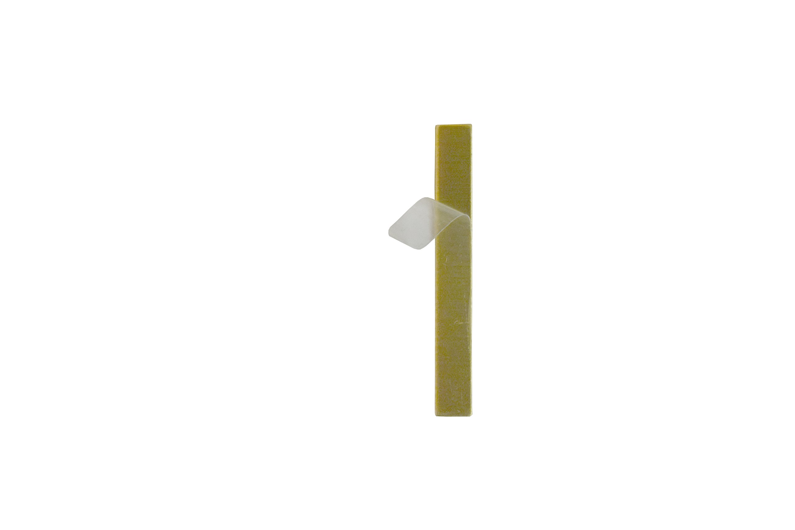RMP Stamping Blanks, 1/4 Inch x 2 Inch Rectangle, Brass 0.032 Inch (20 Ga.) - 20 Pack