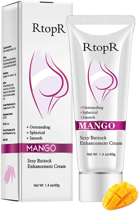 Masrin Buttock Enhancement Massage Cream Hip Lift Up Butt Firm Skin Enlargement (White)