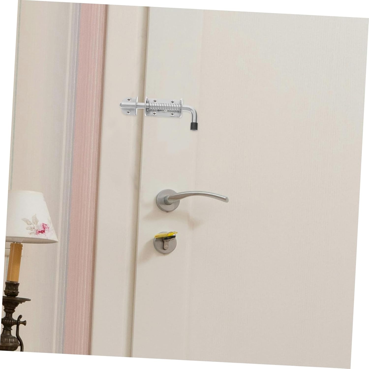 4Pcs Heavy Duty Stainless Steel Spring Bolt Latch for Gates Doors Trailers and Garages High Security Sliding Lock for Versatile Use and Effortless Operation