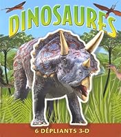 DINOSAURES -6 DEPLIANTS 3-D 2762529948 Book Cover