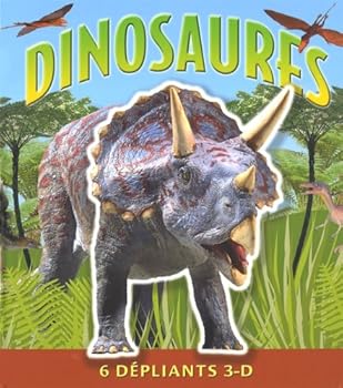 Paperback DINOSAURES -6 DEPLIANTS 3-D [French] Book