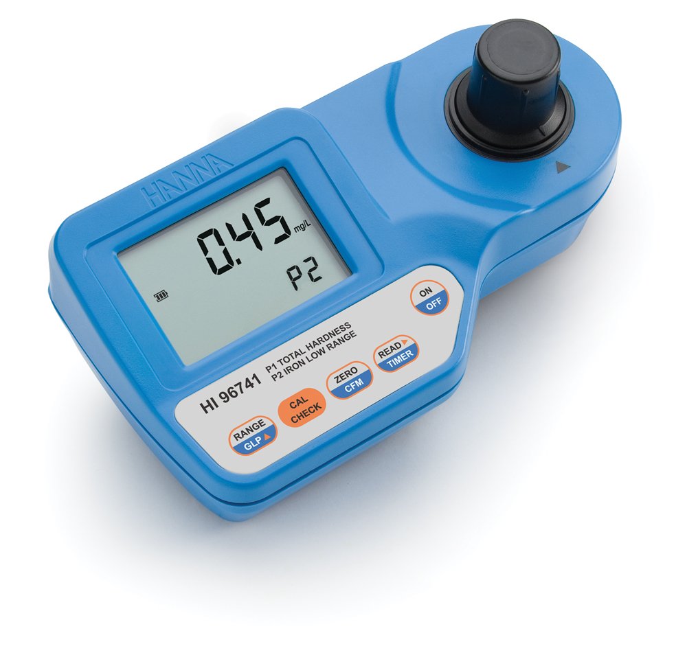 hi96741 Photometer NotebookHärte insgesamt (0.00 A 4.70 MG/L) und