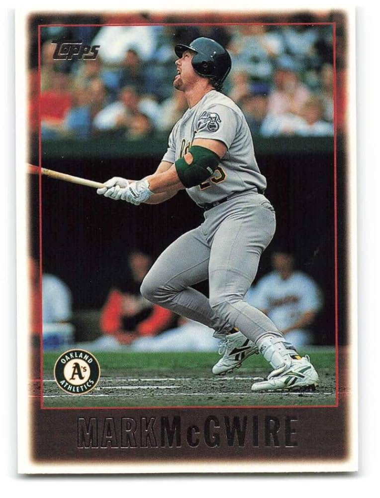 Amazon.com: 1997 Topps #62 Mark McGwire NM-MT Oakland Athletics