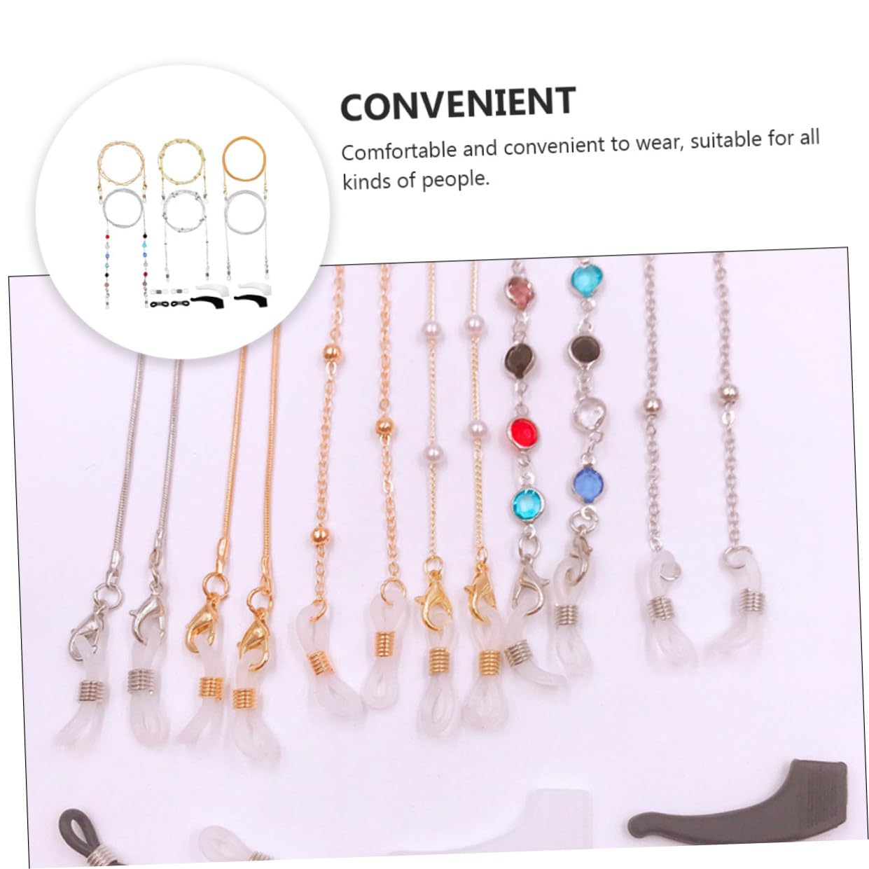 BESTYASH Brillen kette Masken kette Kettenhalter für Halsketten Netz brillen halterung brillenhalterung schnapsgläser filigrane Brillenketten multifunktionale Brillenketten Kupfer
