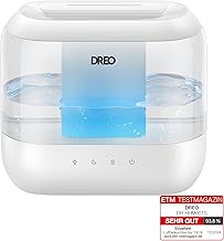 Dreo Humidifier for Bedroom, Top Fill 4L Supersized Cool Mist Humidifier with Oil Diffuser and Night Light, 32H Running Ti...