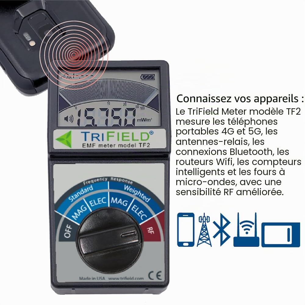 RFandEMF Trifield TF2 Compteur de champs électromagnétiques