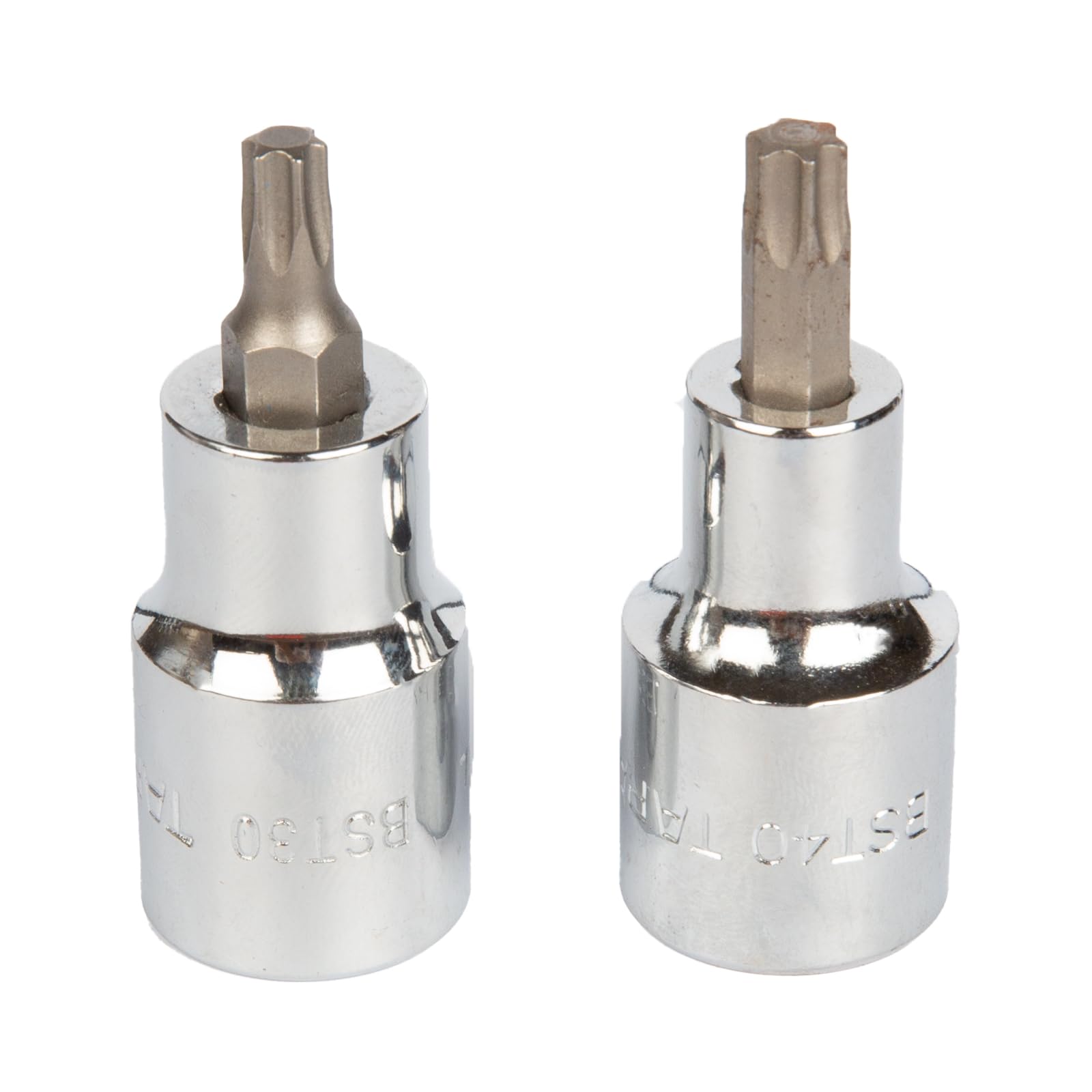 Taparia Torx Bit Socket Set BST30 / 40, 1/2" Square Drive Set of 2 forge bit of T30 & T40 - Industrial & DIY Applications-picture-16