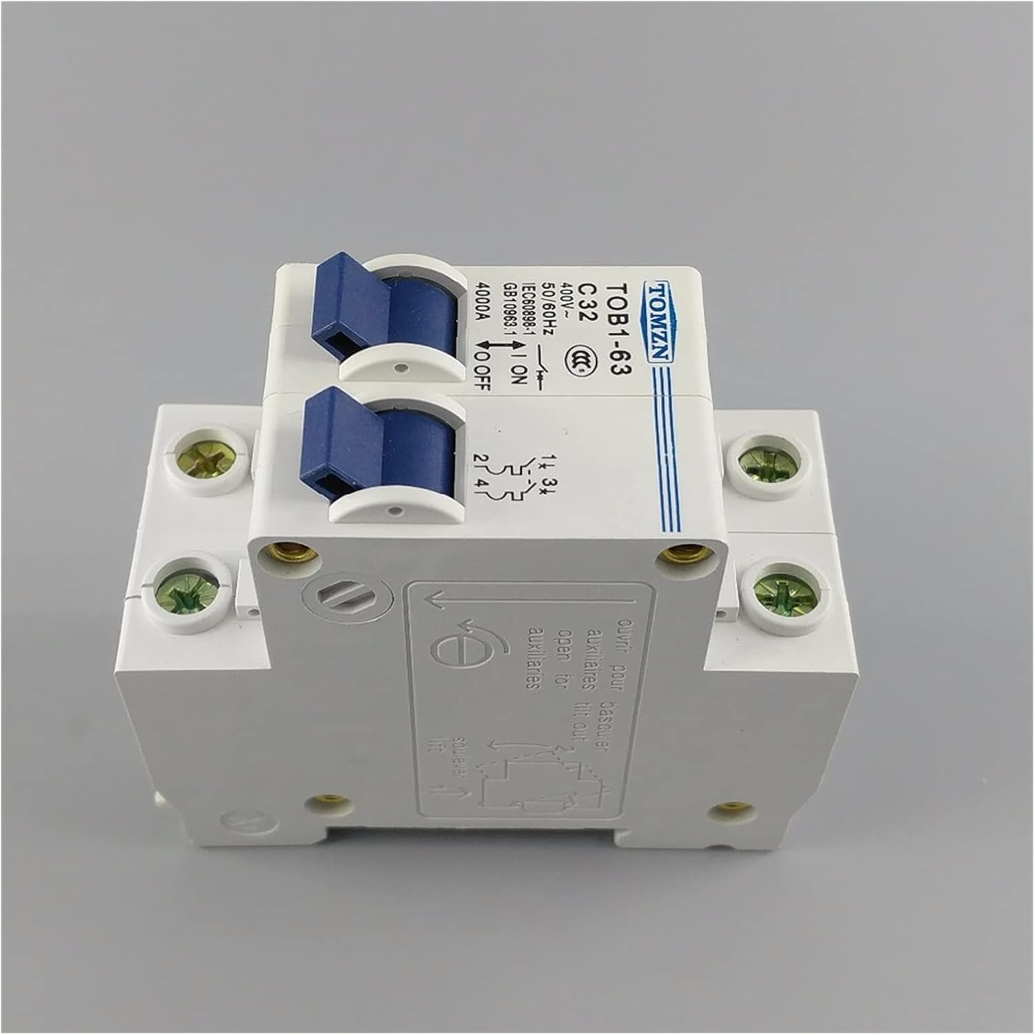Relay 1P 32A MTS Manual Transfer Switch Circuit Breaker MCB 50HZ/60HZ 400~