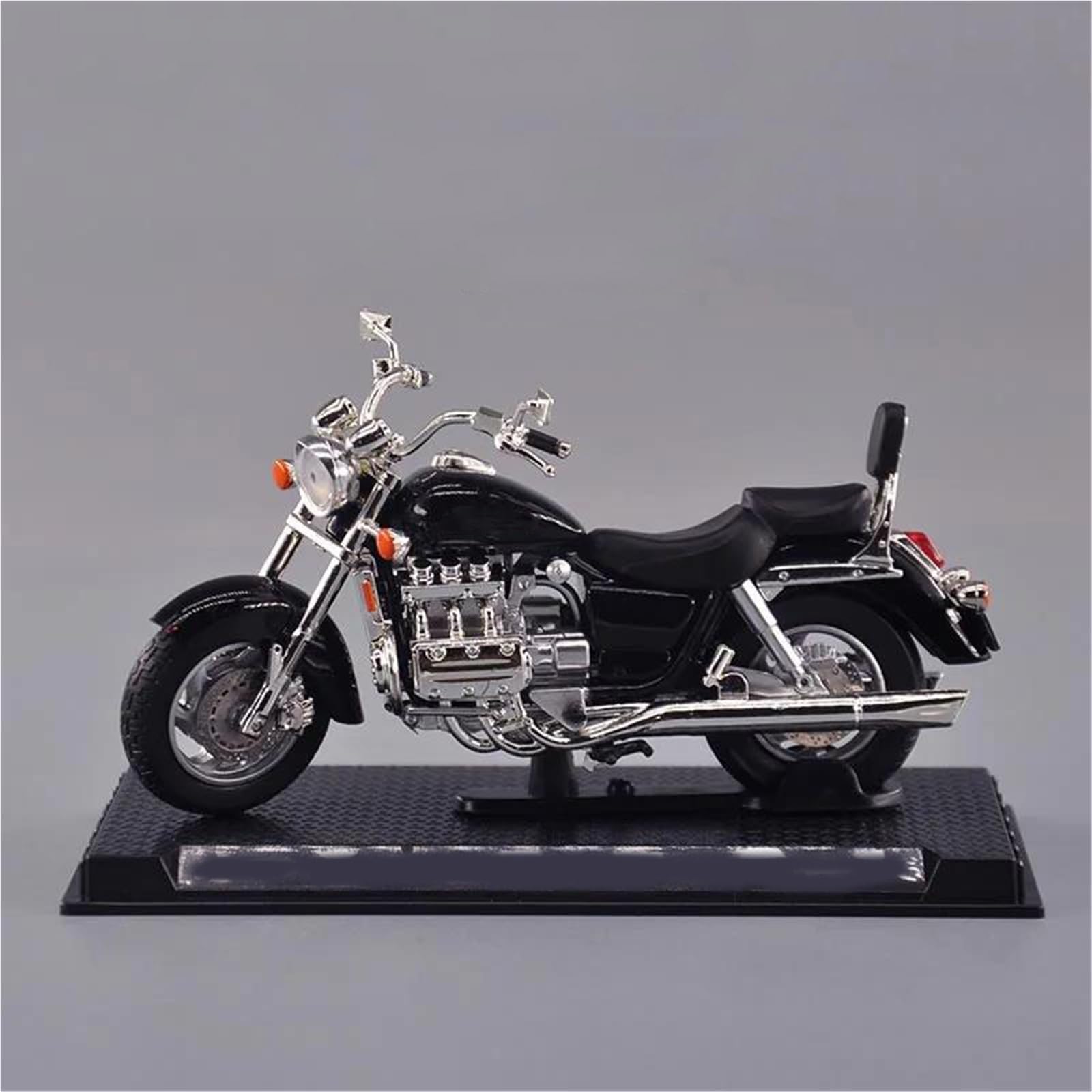 Modelo a Escala de Moto Juguetes En Miniatura, Regalo De Cumpleaños 1:24 para Honda para Valkyrie 1999 Modelo Colección Motocicletas Adornos para Computadora Escritorio
