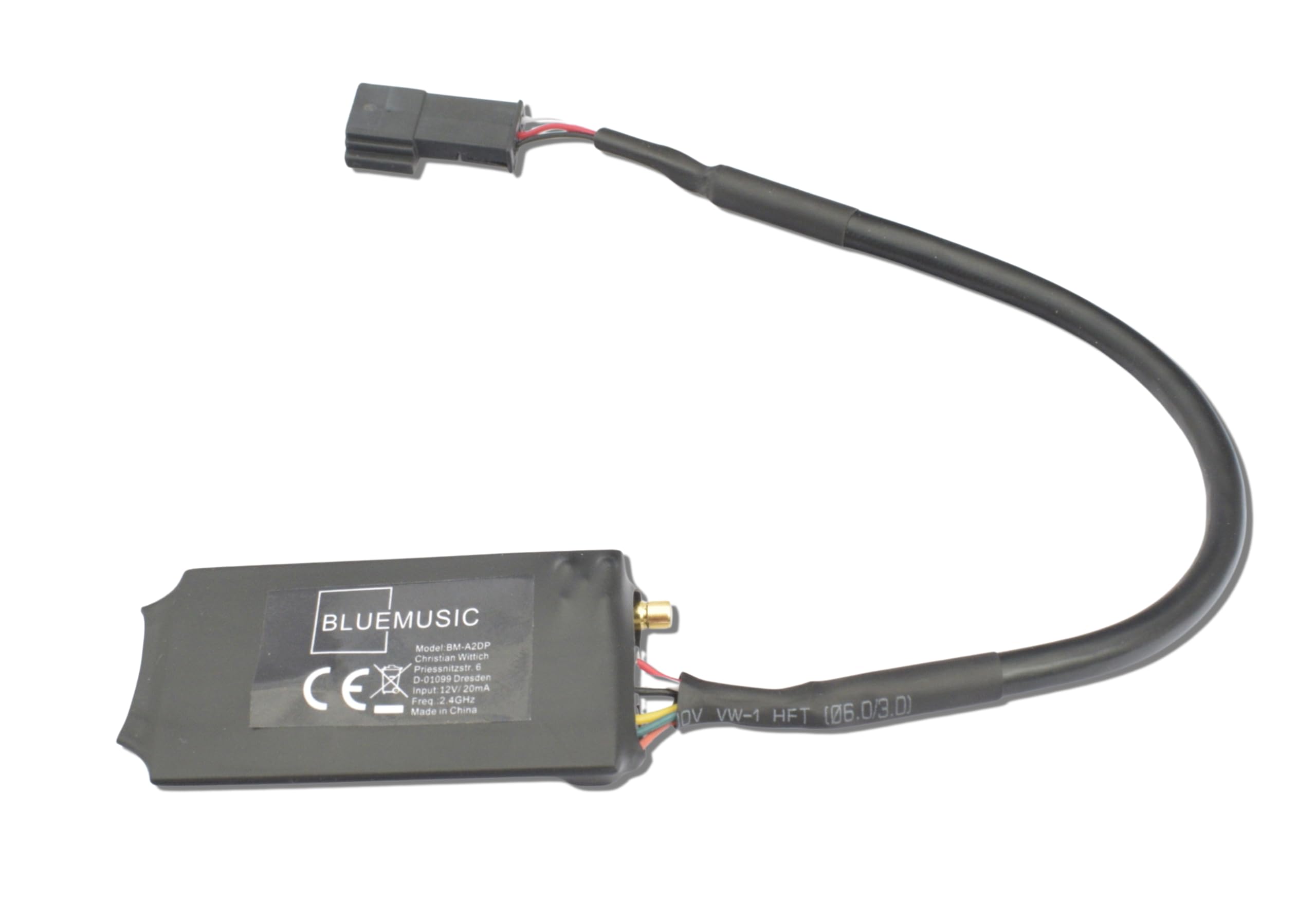 BlueMusic Bluetooth Audio Musik Adapter für BMW mit DSP 1 und Coax Kabel | Bei BMW Modellen E38 E39 X3 X5 Z4