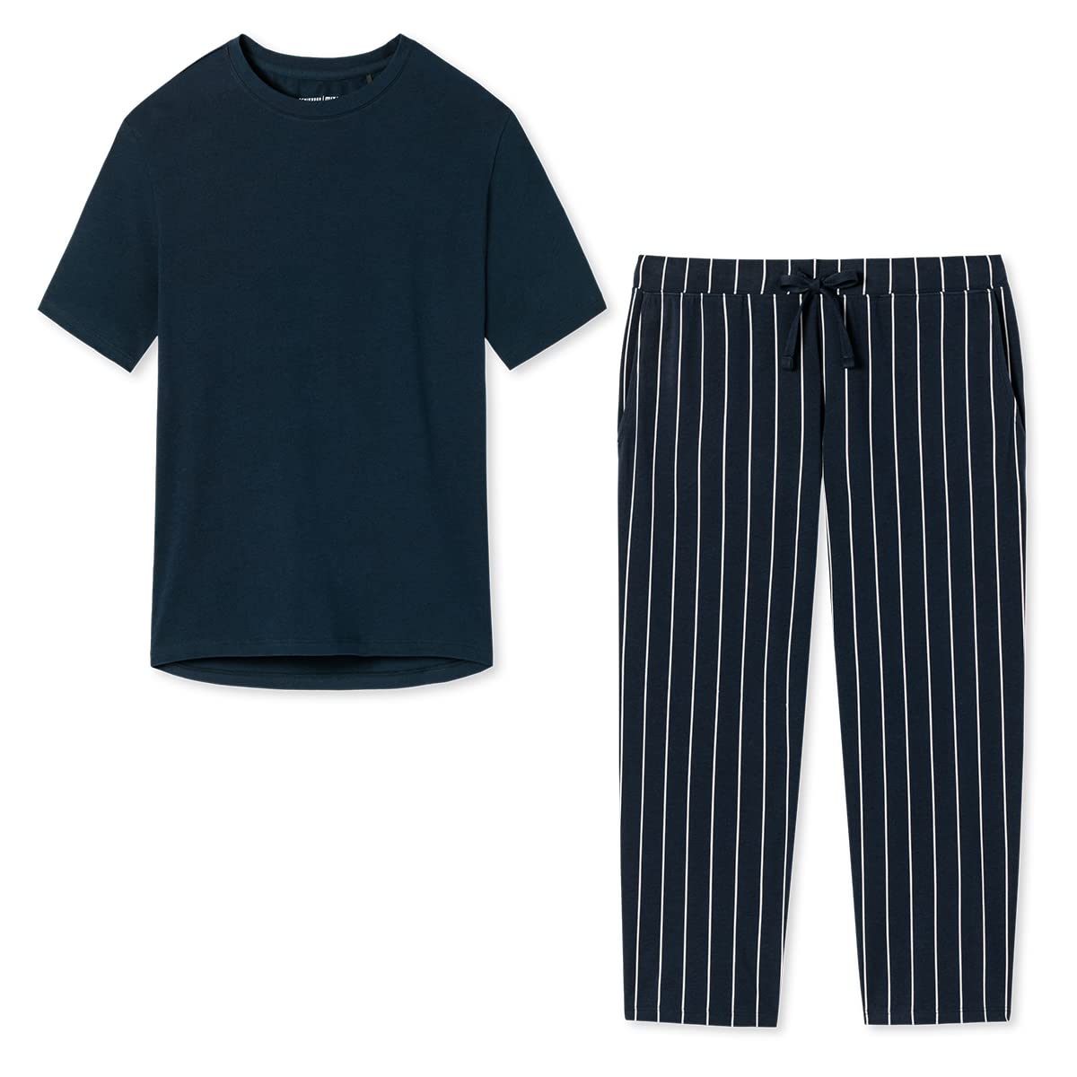 Schiesser - Mix - Damen - Organic Cotton - Schlafanzug 3/4-Länge - Pyjama - Nachtwäsche