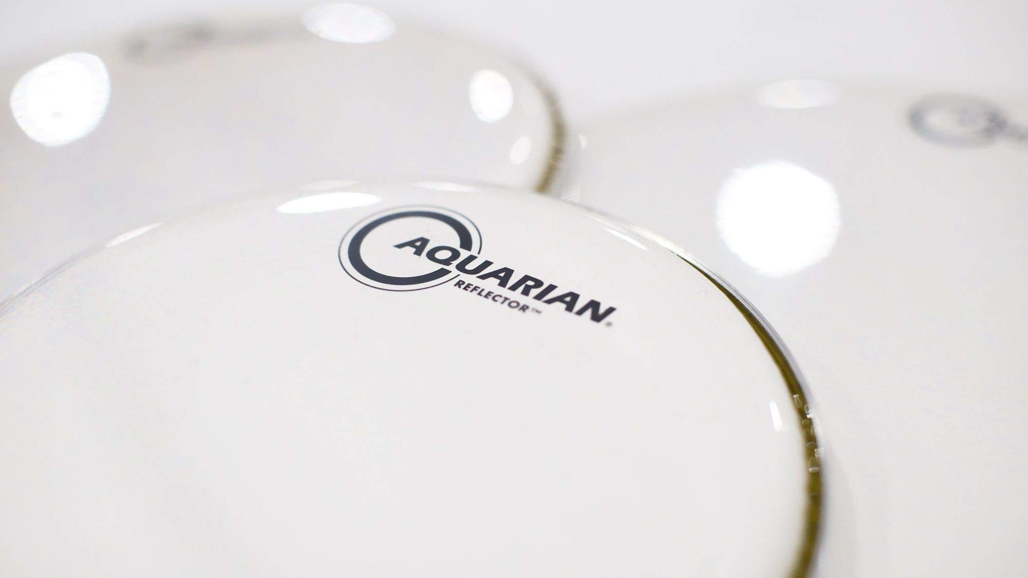 Aquarian REF14W Reflector Series Drumhead - 14 inch - Ice White - Image 2