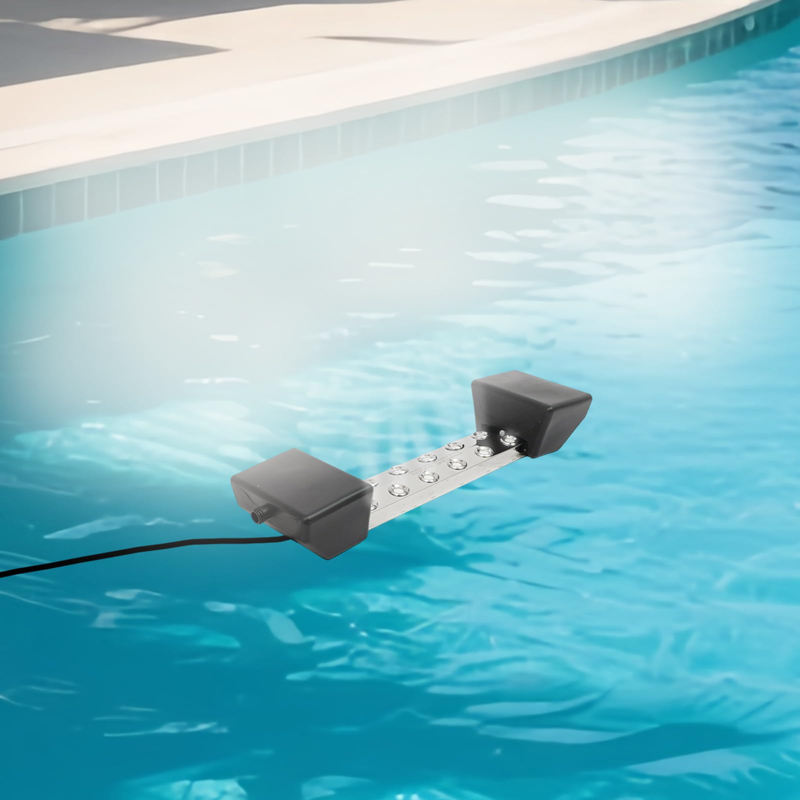 Nebulizzatore a ultrasuoni, 12 teste, 8 l/h, con alimentatore di rete impermeabile IP67, per giardinaggio, paesaggio, protezione delle verdure, atmosfera magica