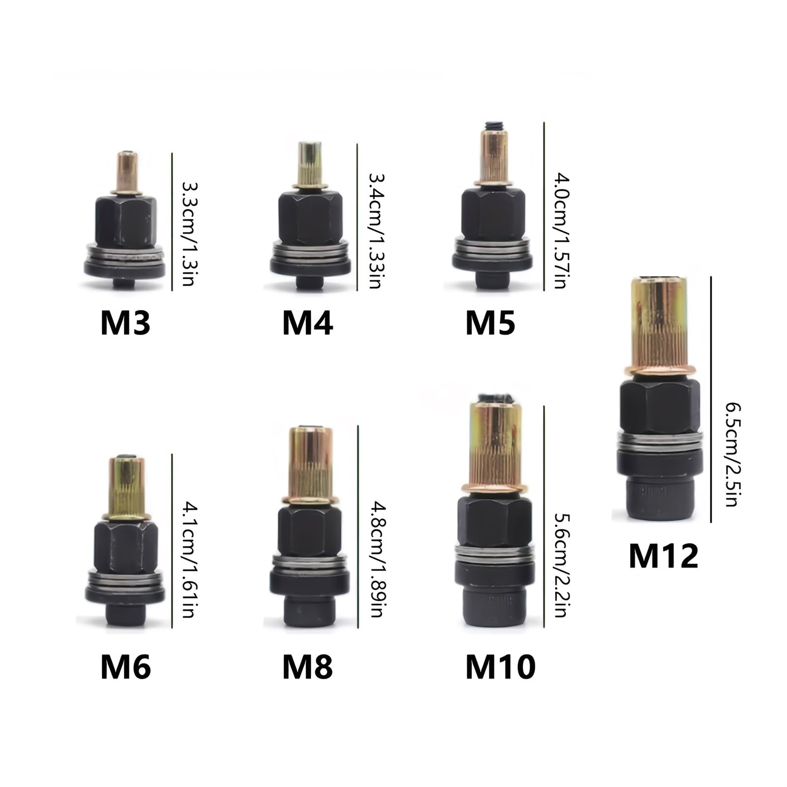 Adattatore per trapano per rivetti Rivettatrice manuale Semplice da installare Rivettatrice manuale Accessorio per fissaggio sicuro Accessorio per rivettatrice manuale