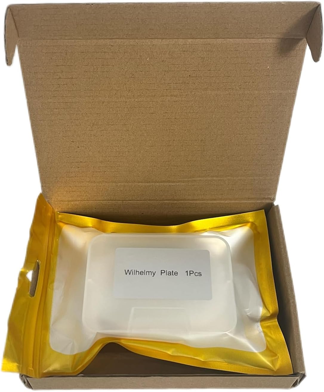 Automatic Liquid Surface Tensiometer Platinum Plate Board Platinum Board Pt Board with Pt Size 24mm Long 10mm Wide 0.15mm Thick for Liquid Surface Tensiometer Interfacial Tensiometer