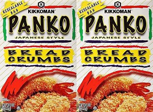 Kikkoman Panko Japanese Style Bread Crumbs, 8 Oz Pack of 2