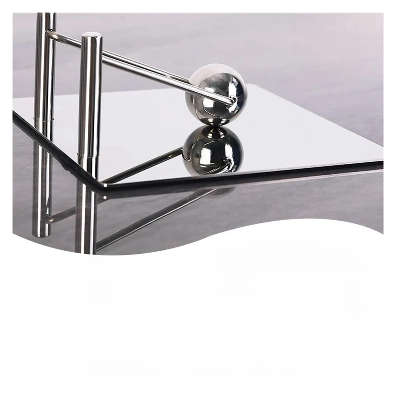 Servilletero Soporte for servilletas de acero inoxidable.