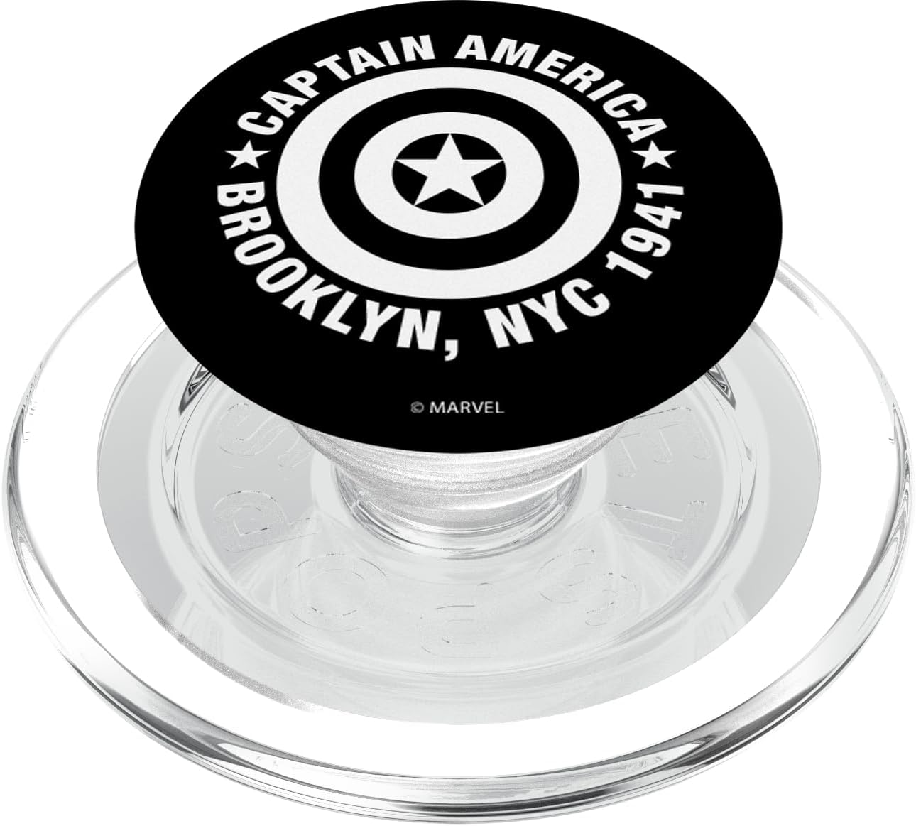 Marvel Captain America Brooklyn NYC 1941 Shield PopSockets MagSafe PopGrip for iPhone