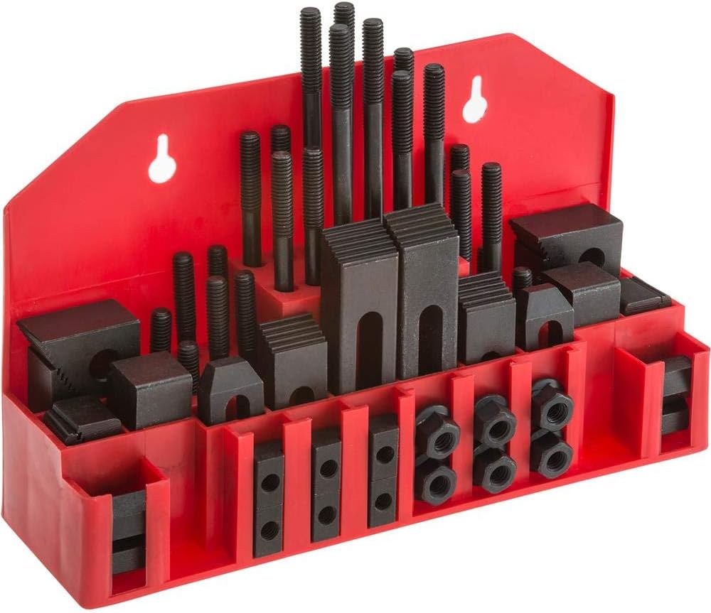 Grizzly Industrial G1075-58 Pc. Clamping Kit for 1/2" T-Slots