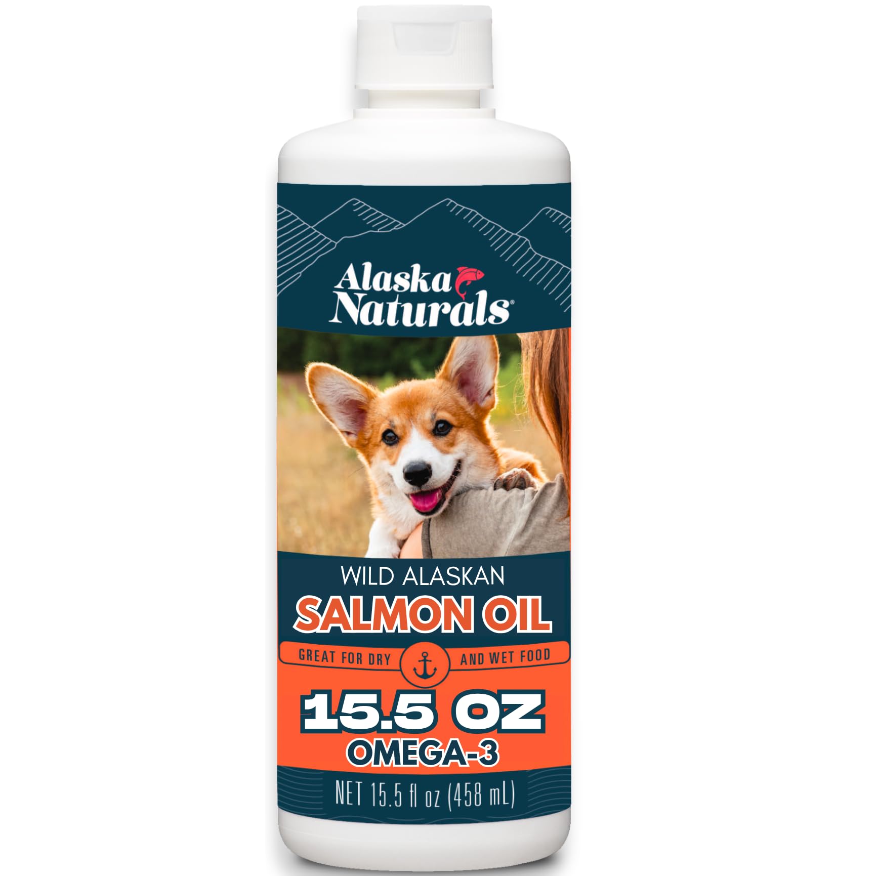 Alaska Naturals Wild Alaska Lachsöl Original für Hunde (439.4 g)