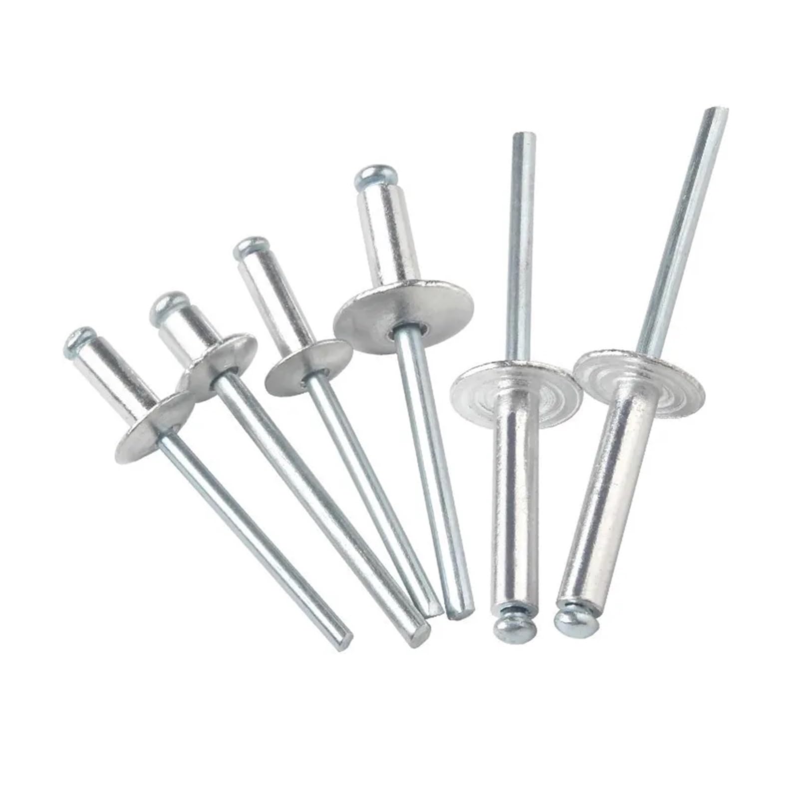 remaches ciegos, Remache ciego M6 Remaches pop de mandril rotura aluminio 6 mm x 10 12 16 20(M6x16mm)