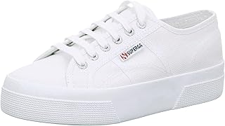 2740 Platform Sneakers for Men and Women - Iconic Italian Men’s and Women’s Tennis Shoes with Breathable Canvas Upper, Non Slip Rubber Sole