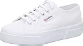 2740 Platform Sneakers for Men and Women - Iconic Italian Men’s and Women’s Tennis Shoes with Breathable Canvas Upper, Non Slip Rubber Sole