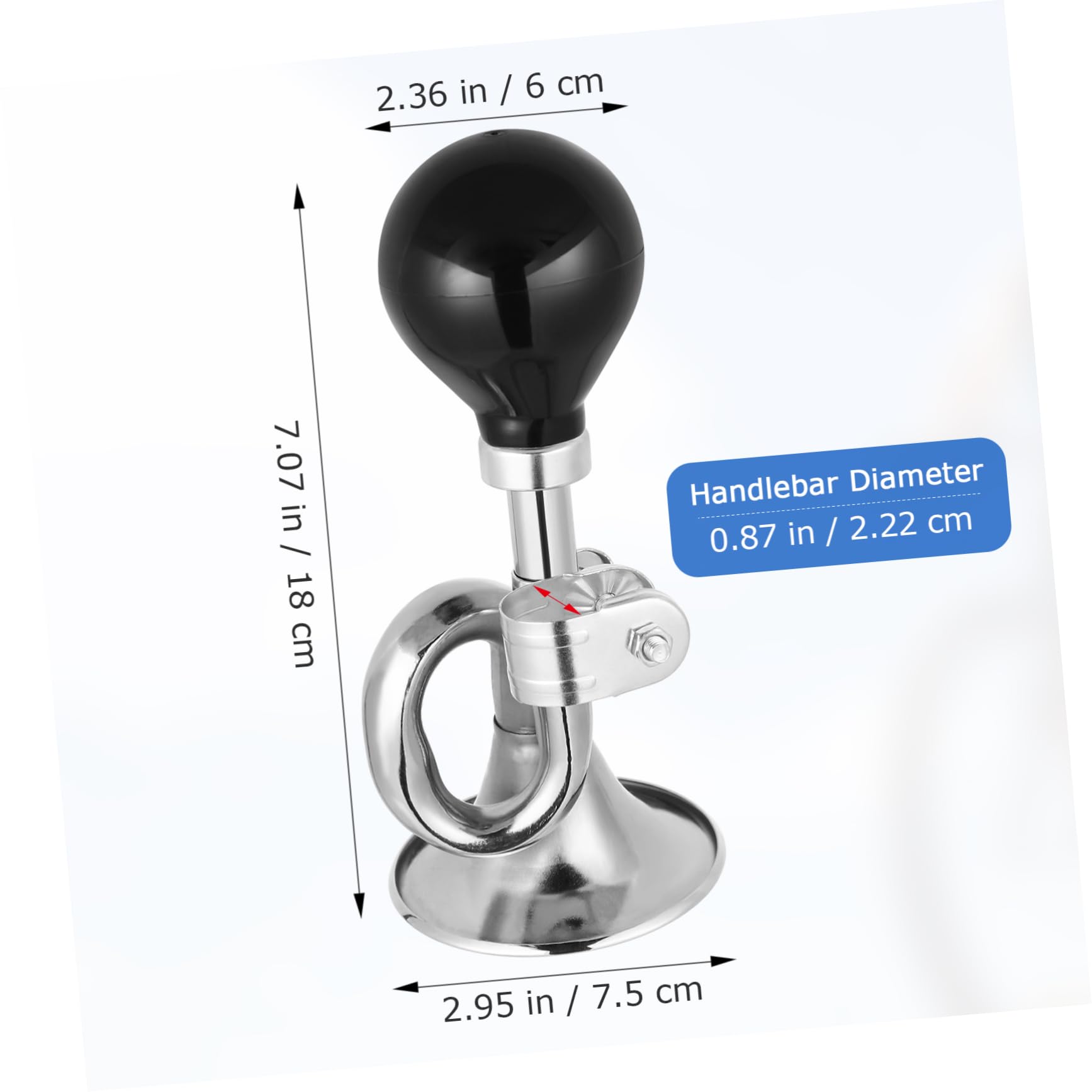 Totority Replace Your Bike Bell Squeeze Bike Horn for Mountain Biking and Urban Riding