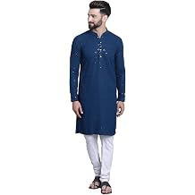 Sojanya Since 1958 MenS Pure Cotton Sequence Kurta & Pyjama Set