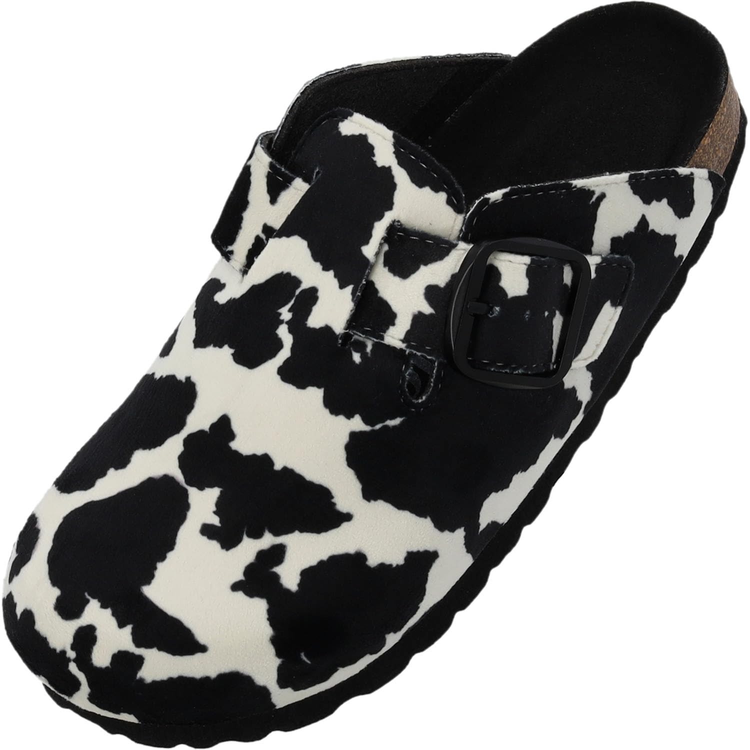 Palado Damen Clog Kiel Western - Sandalen Made in Spain - bequeme Hausschuhe mit Kork-Fußbett - modische Sommerschuhe