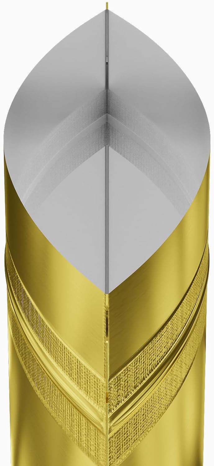 Double-Sided Matte/Glossy Color with Clear Round Window Stand-Up Pouch (100 Bags/Pack) (3.3" x 5.5", Glossy Gold) image 2