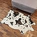 IMQOQ - Alfombra de piel de vaca sintética para salón, dormitorio, etc....