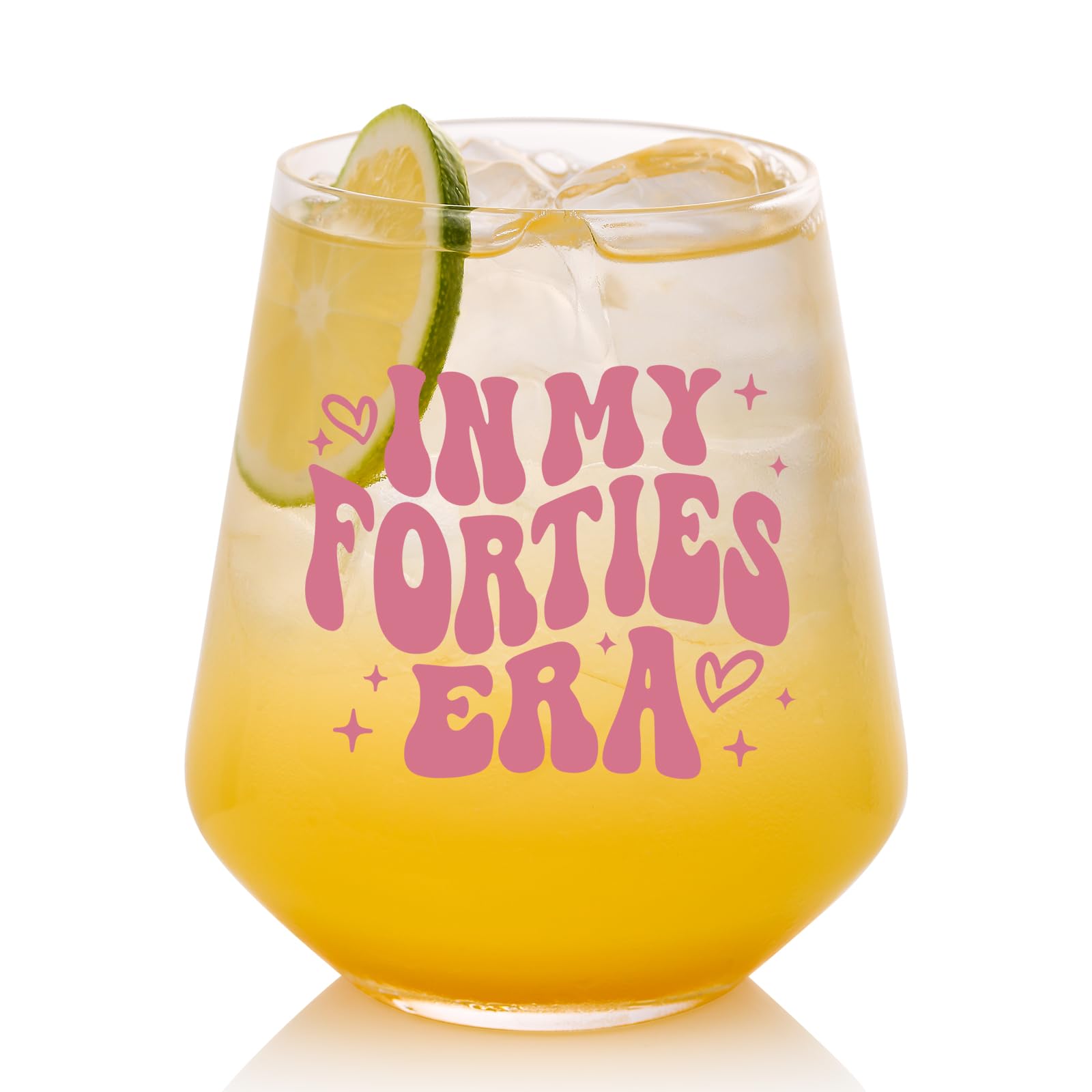 40th Birthday Wine Glass - 'In My 40s' Gift -1