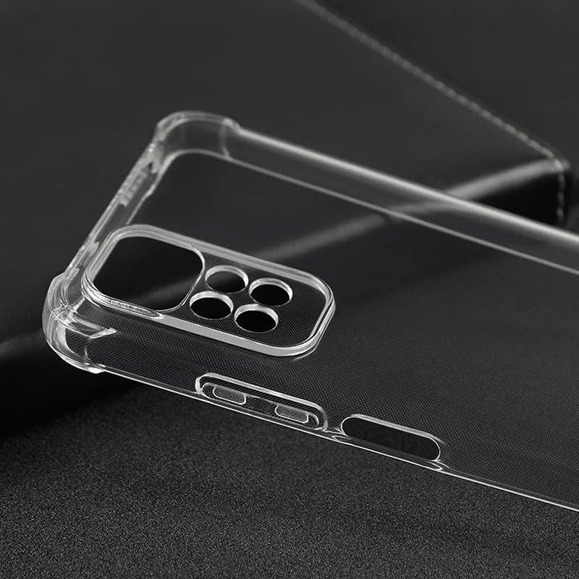 Image of BOXXO Flexible Back Cover for Mi Redmi Note 11 Pro Plus 5G | Back Cover Transparent Clear Shockproof Case Four Corner Protection | Slim Protective Mobile Phone Cover for Redmi Note 11 Pro Plus