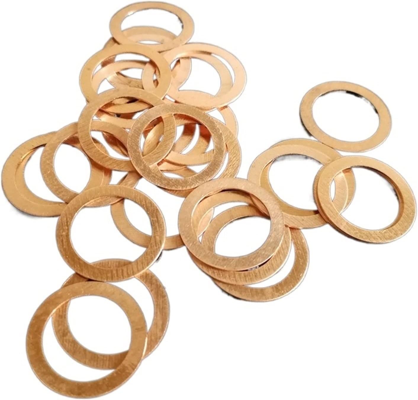 Cgshop-Washers M28 Copper Flat Washer, Seal Washer, Durable Easy to Install(28x33x1,20Pcs)