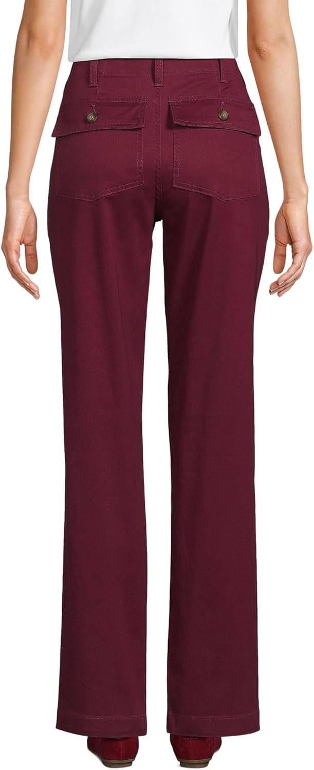 Lands' End Women's High Rise Chino Utility Pants