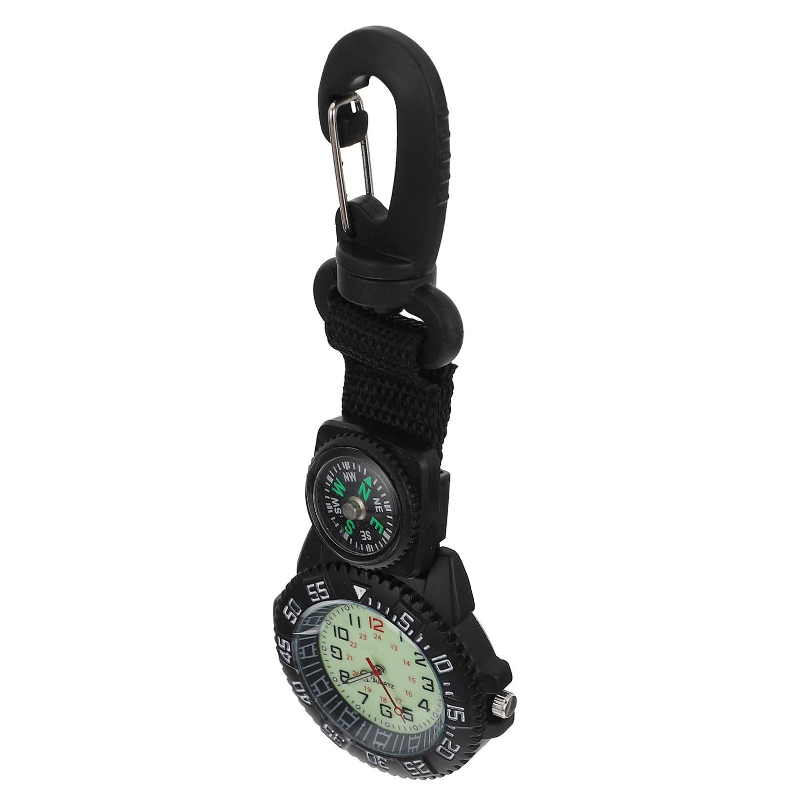 Uhr Sportuhren MIT Kompass Nylon Strap Mini Taschenuhr Angeln Wandern Klettern Camping Multifunktional Outdoor Activities Ärzte Krankenschwestern
