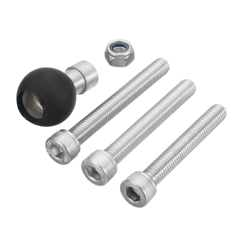 Base de boule de tige de fourche de moto Riloer, boule de serrage de guidon de moto avec vis M8 pour montage RAM