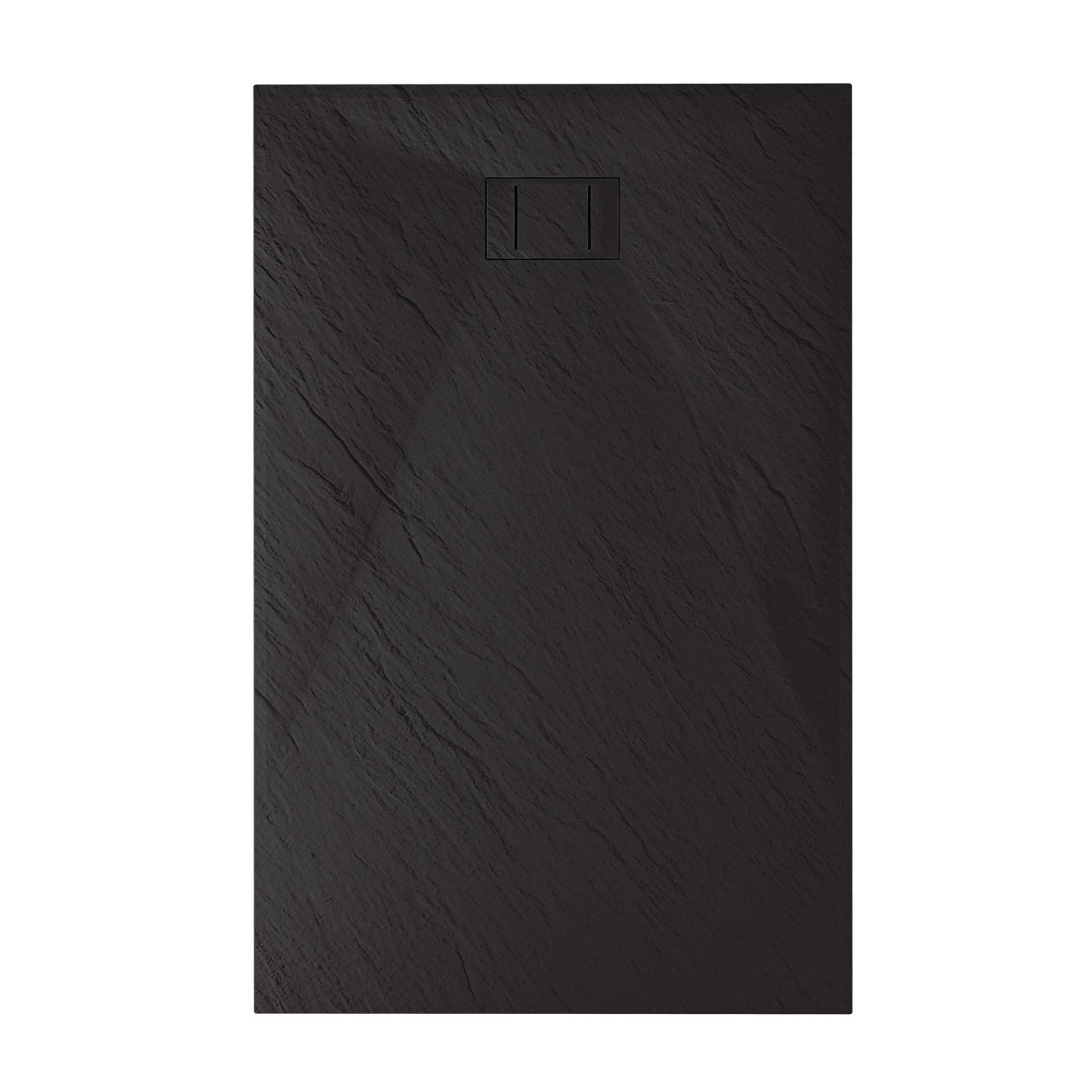 Piatto Doccia 70x90x2,6 CM Rettangolare Antracite Effetto Pietra mod. Blend